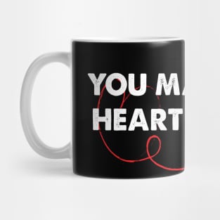 You Make My Heart Happy Kids Valentine Mug